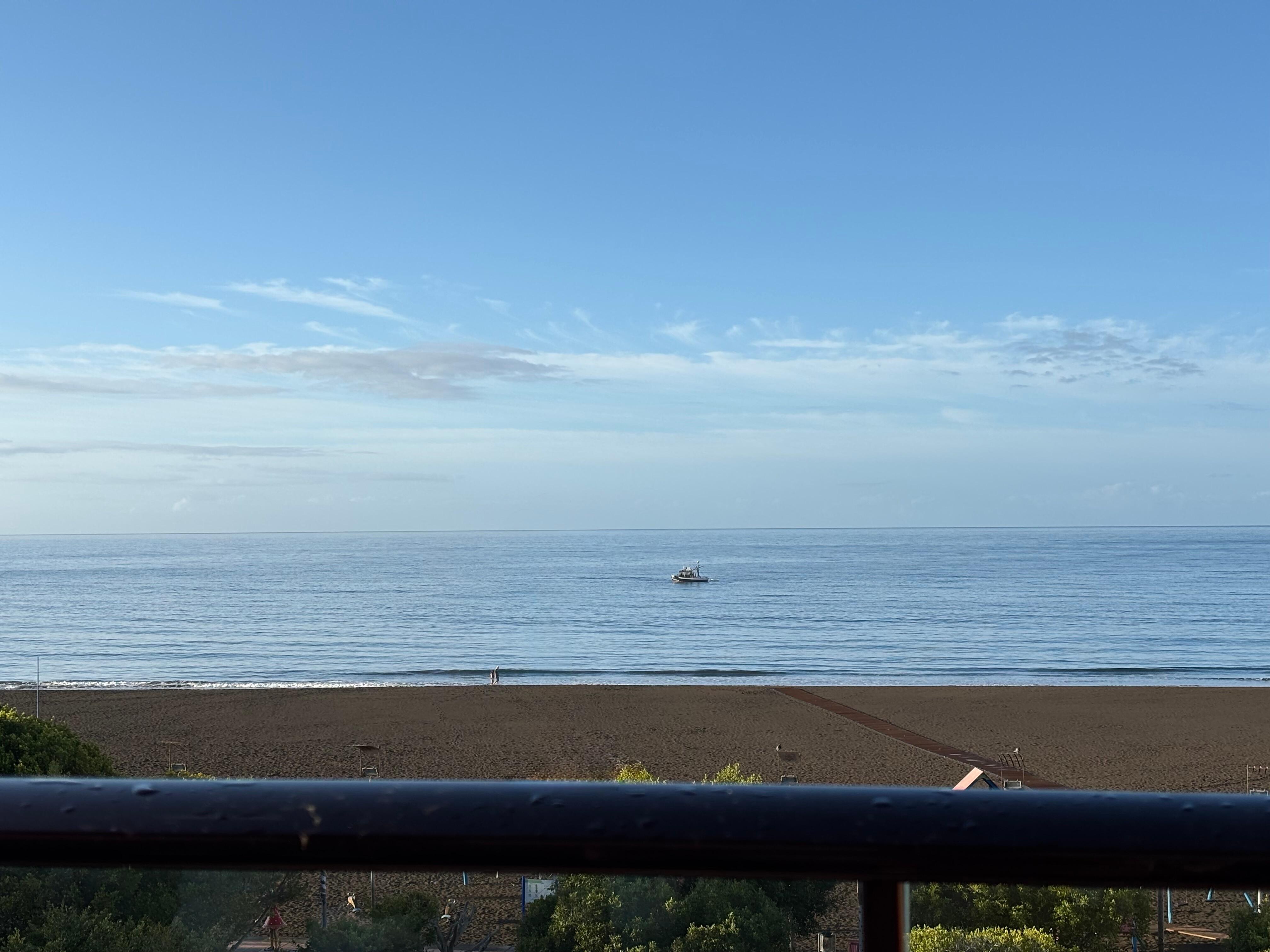 View from balcony. 