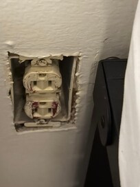 Missing outlet cover