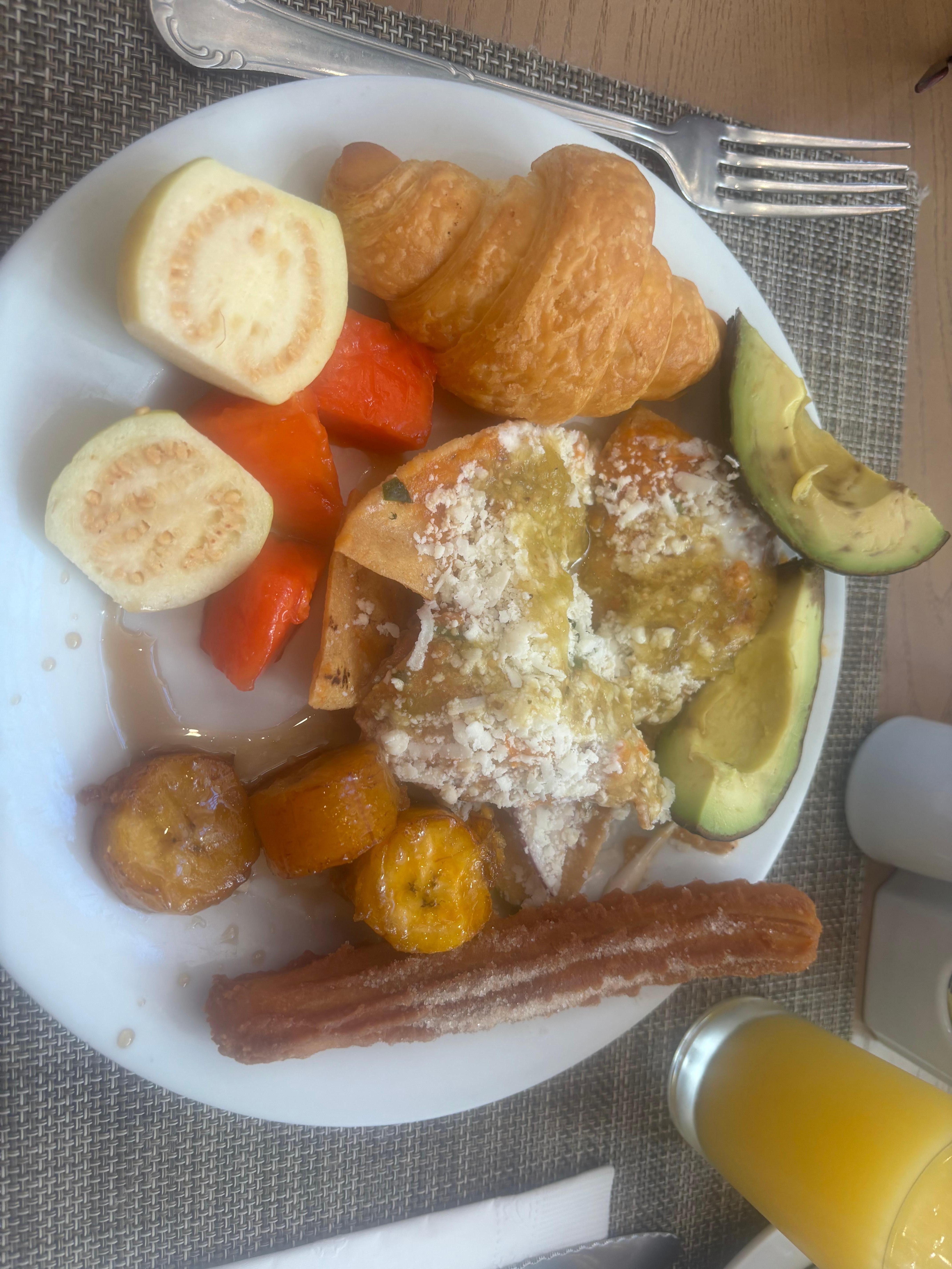 Delicious breakfast. 