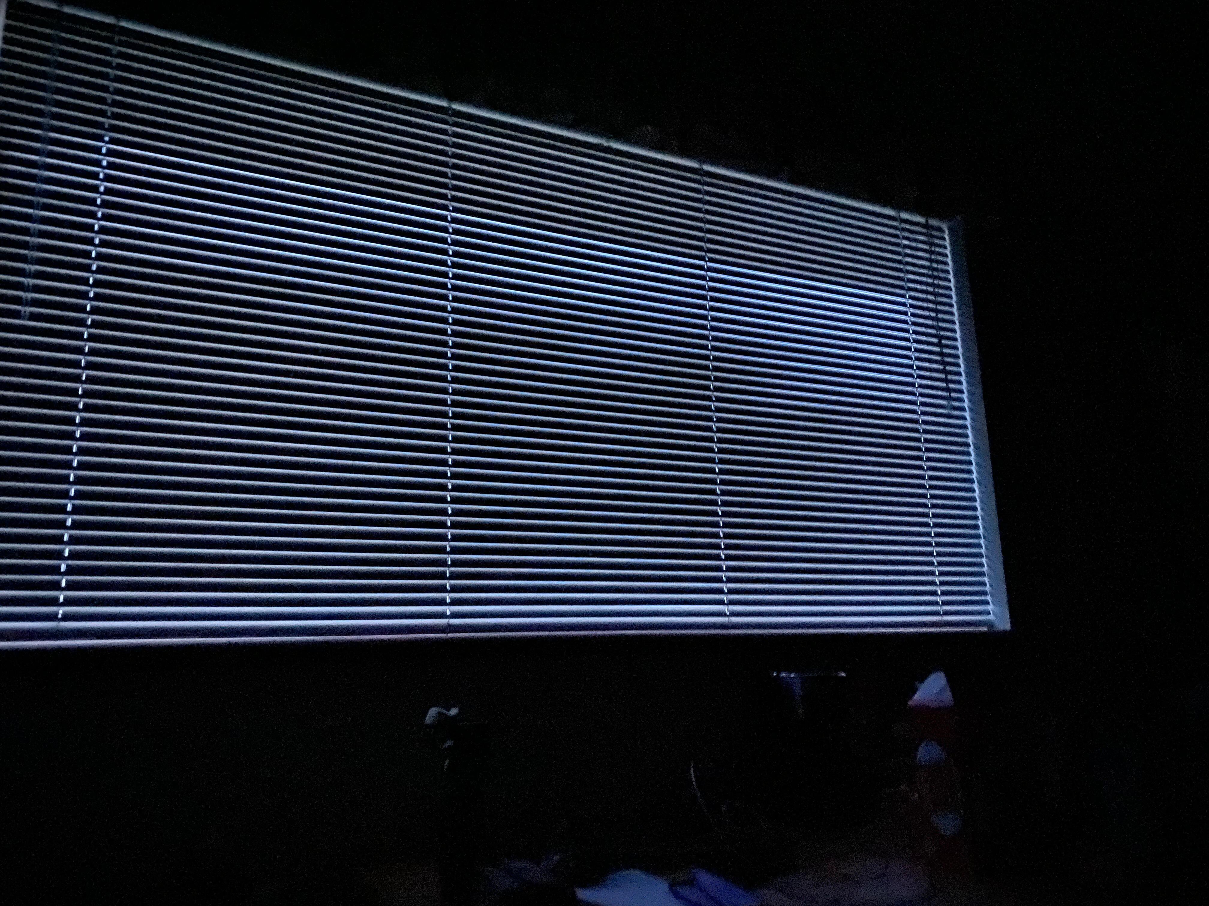 No curtains so no way to block the late light at night (summer in Alaska)