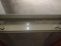 Broken window right at front door