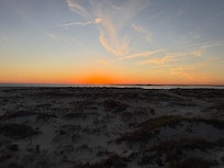 Sunset view from the deck.