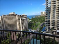 Sea view from balcony