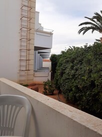 Balcony is a good size, table and chairs, and washing line provided.