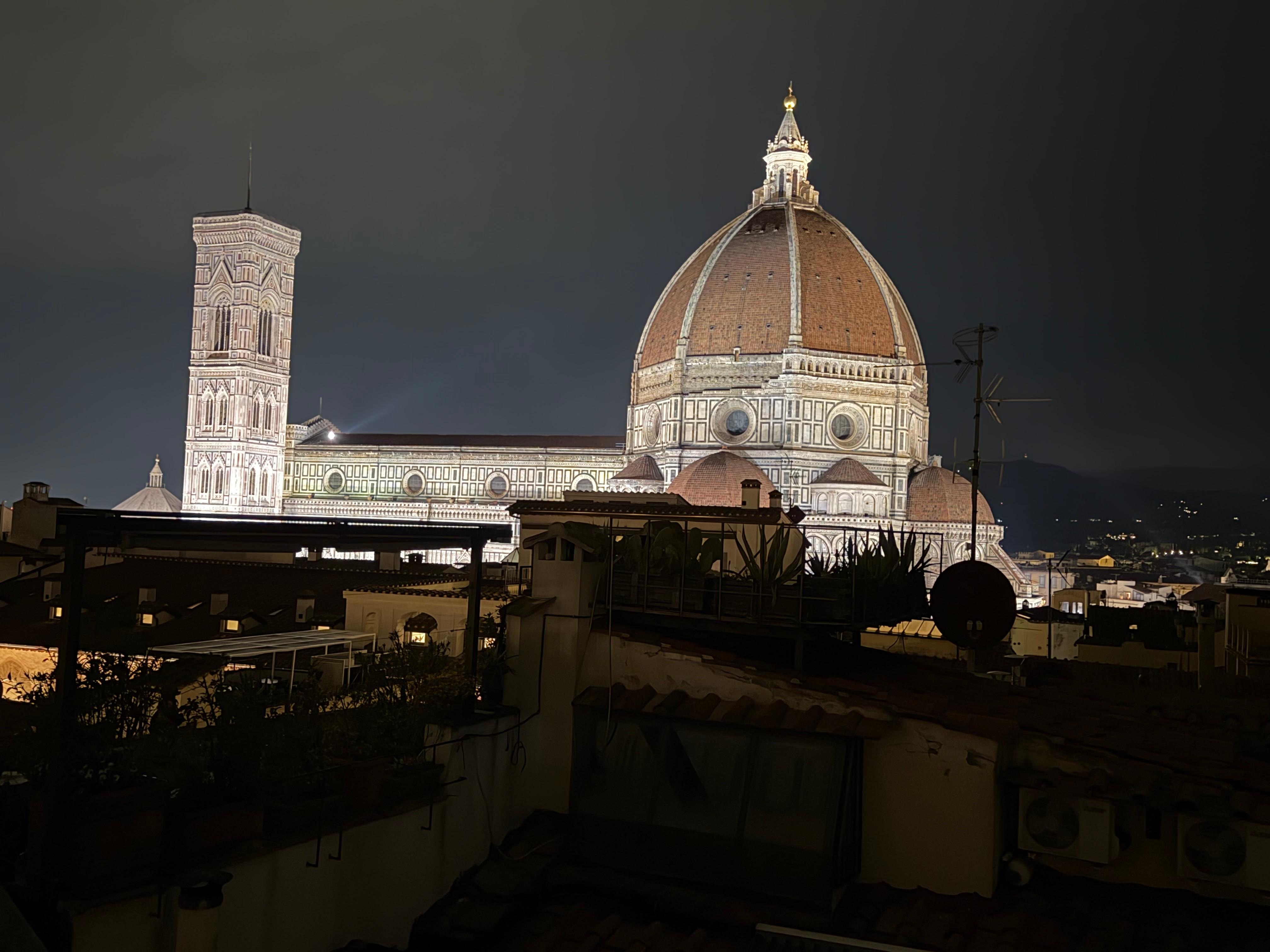 View from roof top bar