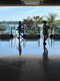 Hotel lobby, beautiful view