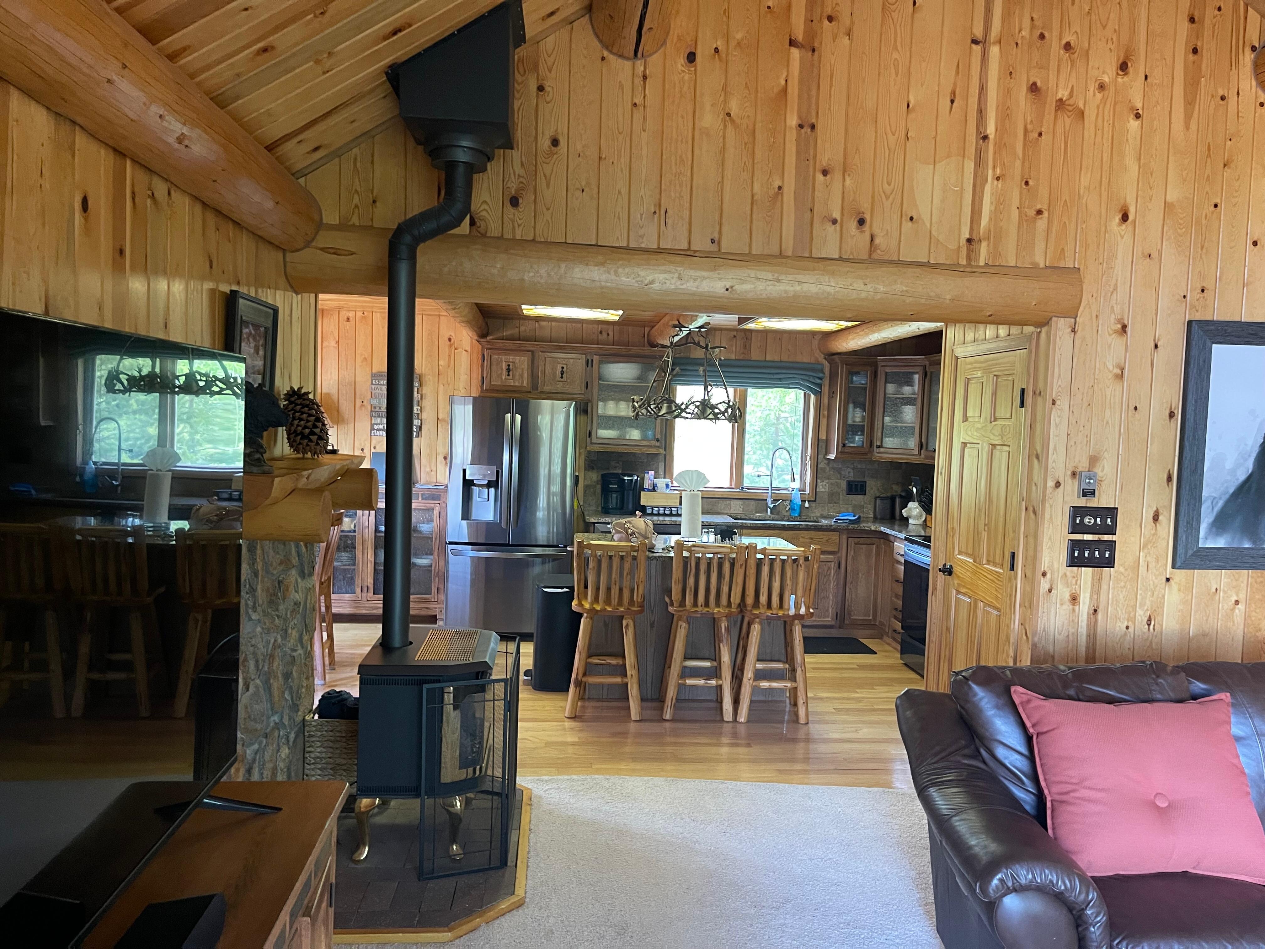 Looking into kitchen 
