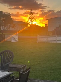 Sunrise from the deck