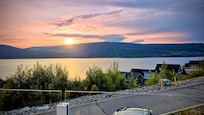 Sunrise over Okanagan lake