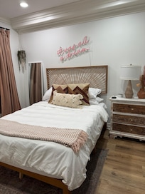 My daughter loved this room with her own bathroom!