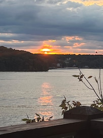Sunset from the deck.
