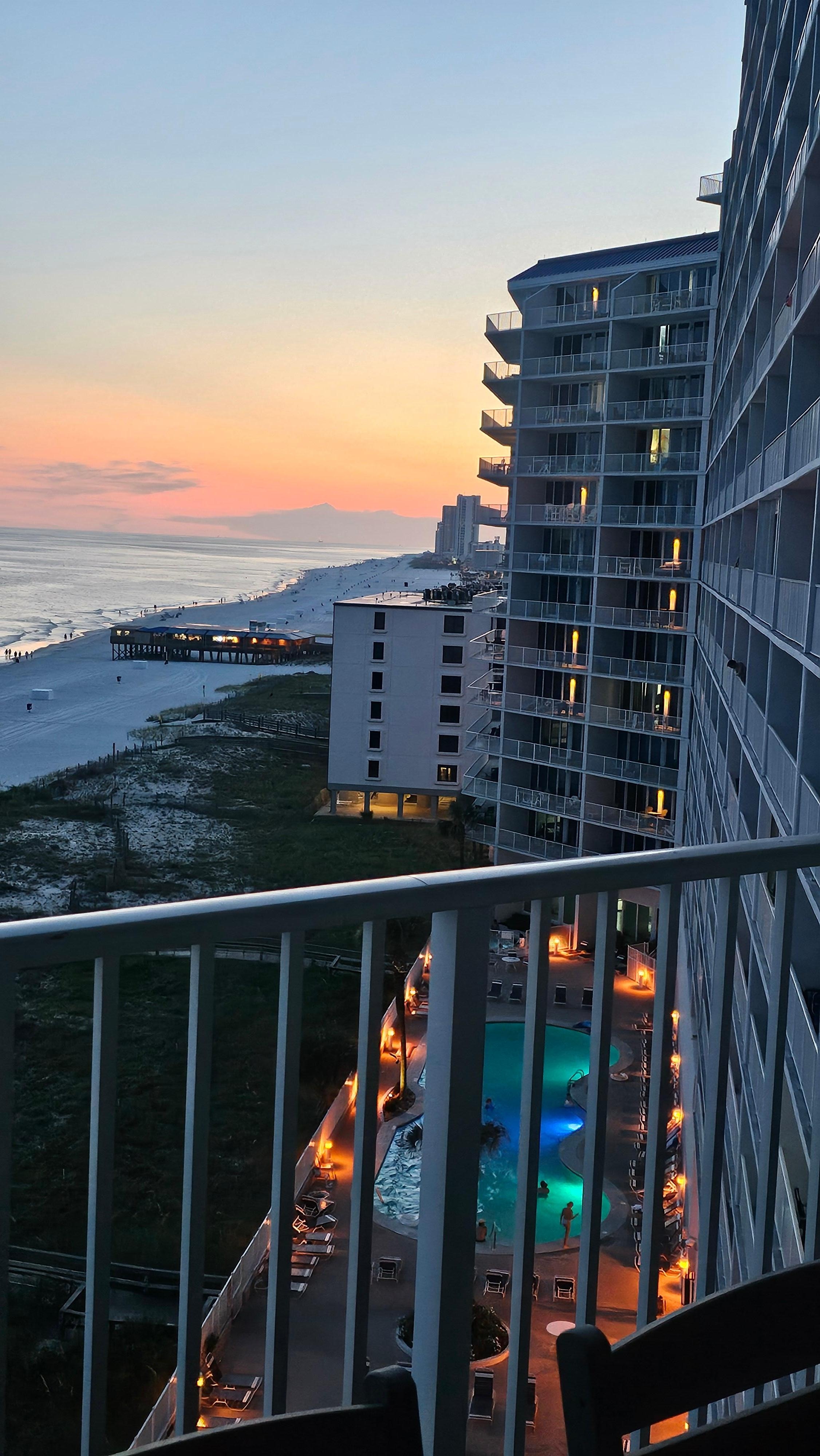 View from the balcony