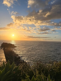 The view from the end of the street