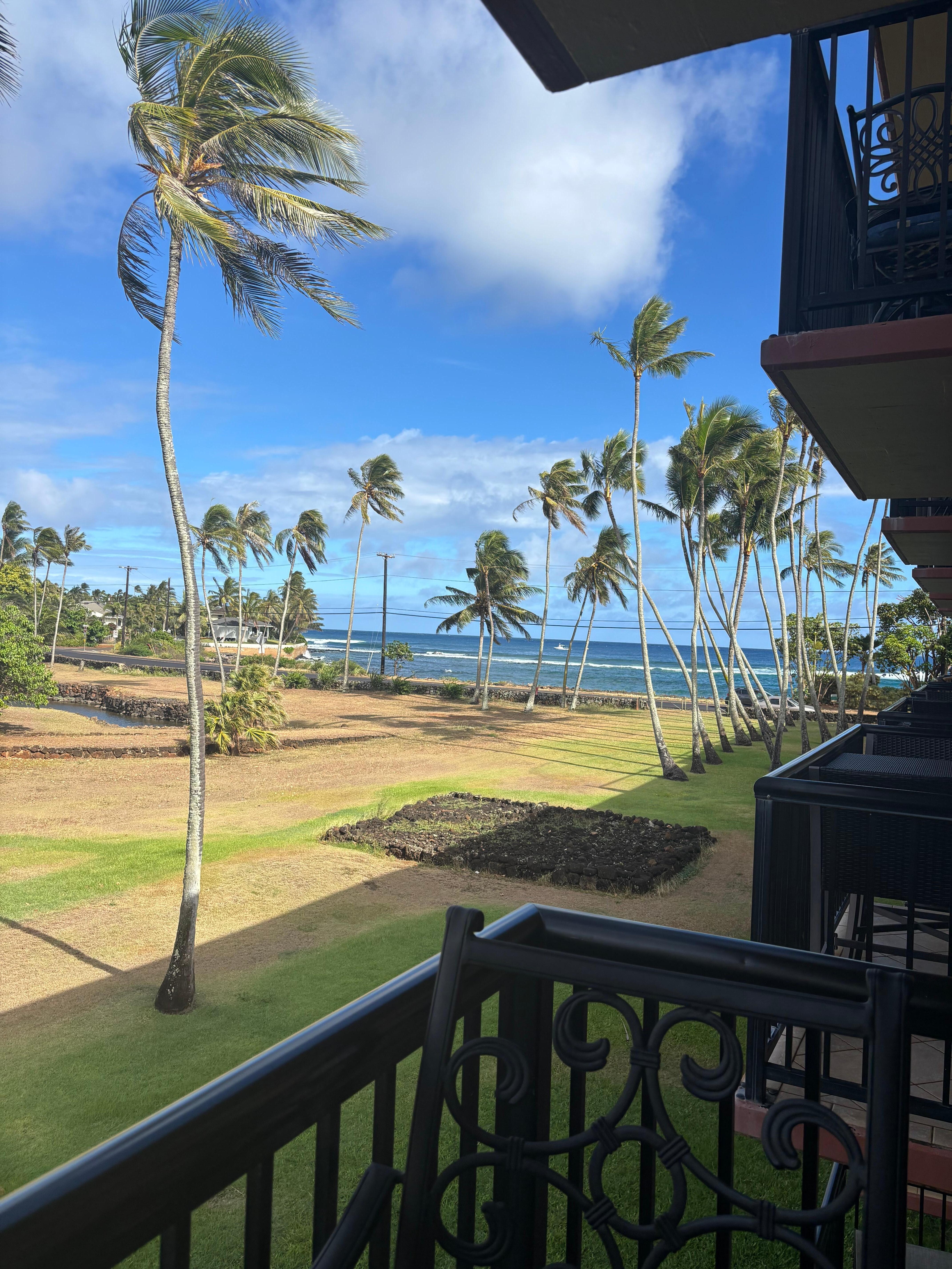 View from balcony!