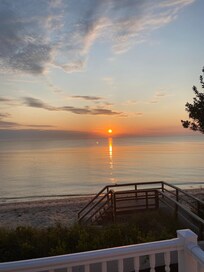 Sunrise from the back deck