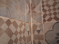 Dirty tiles in shower