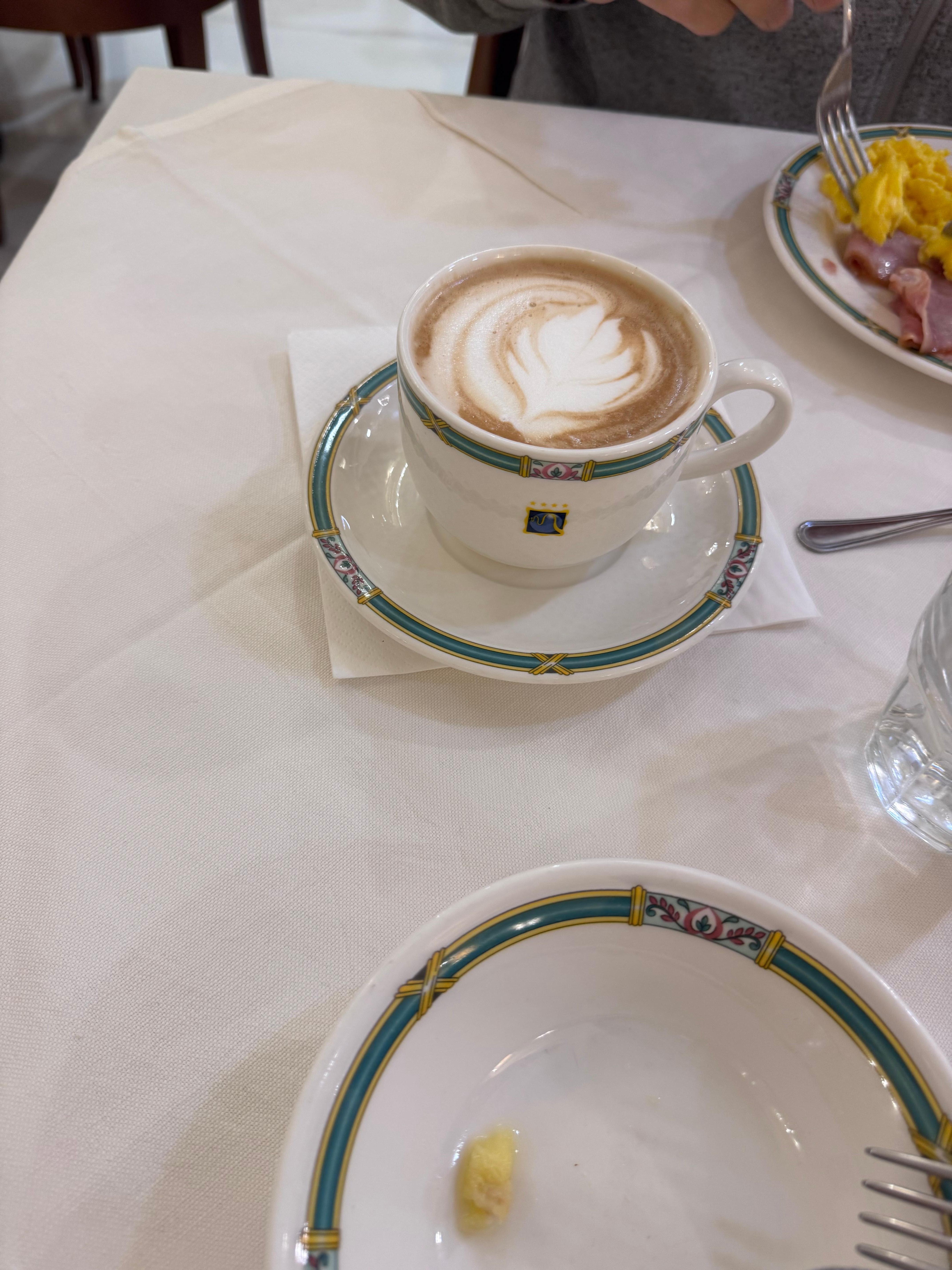 Le cappuchino du petit déjeuner 