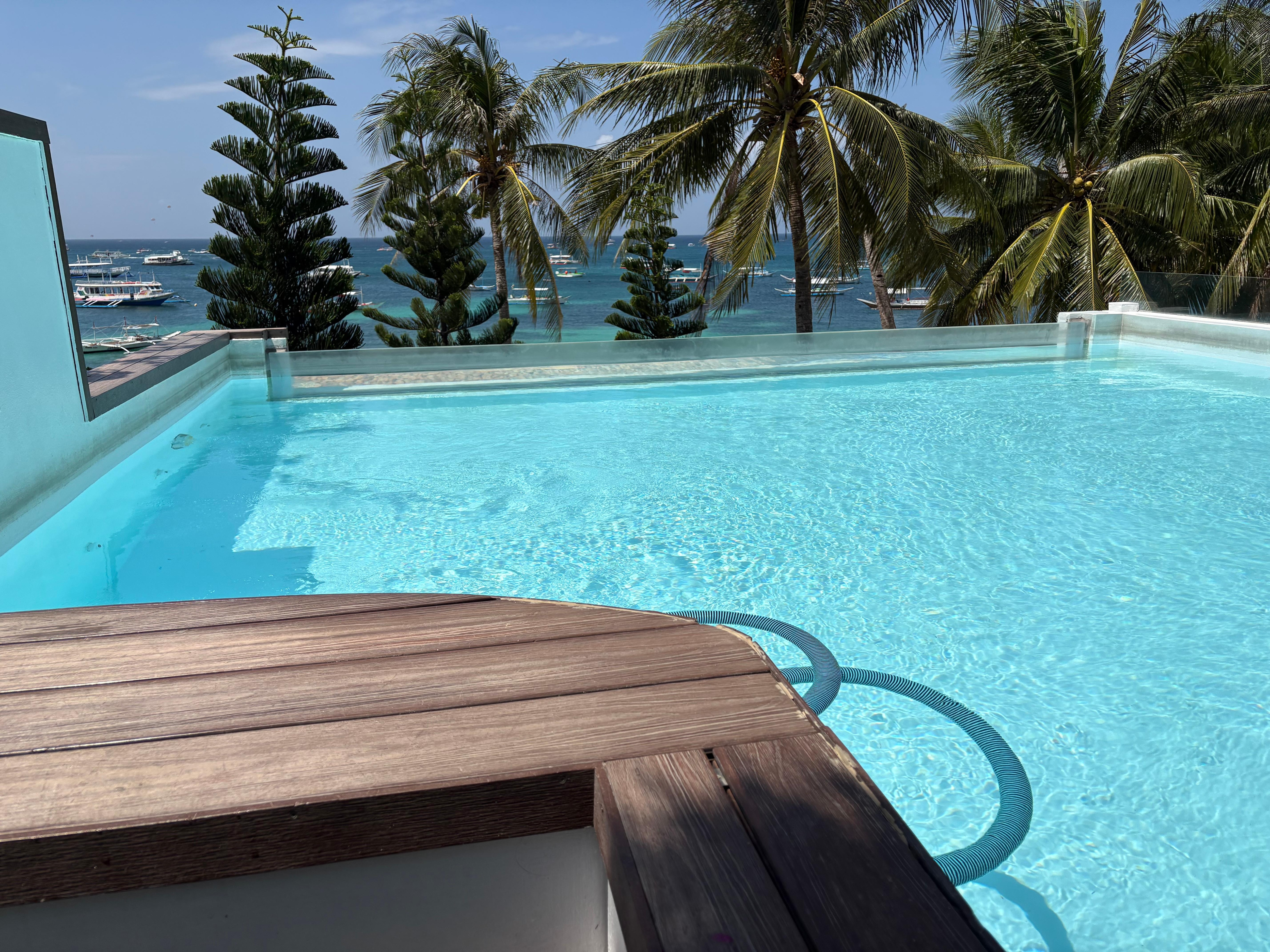 Pool was quite dirty