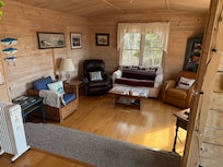 The living room.
