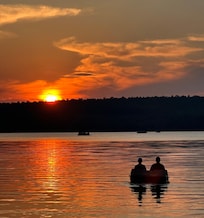 The sunsets were beautiful here.