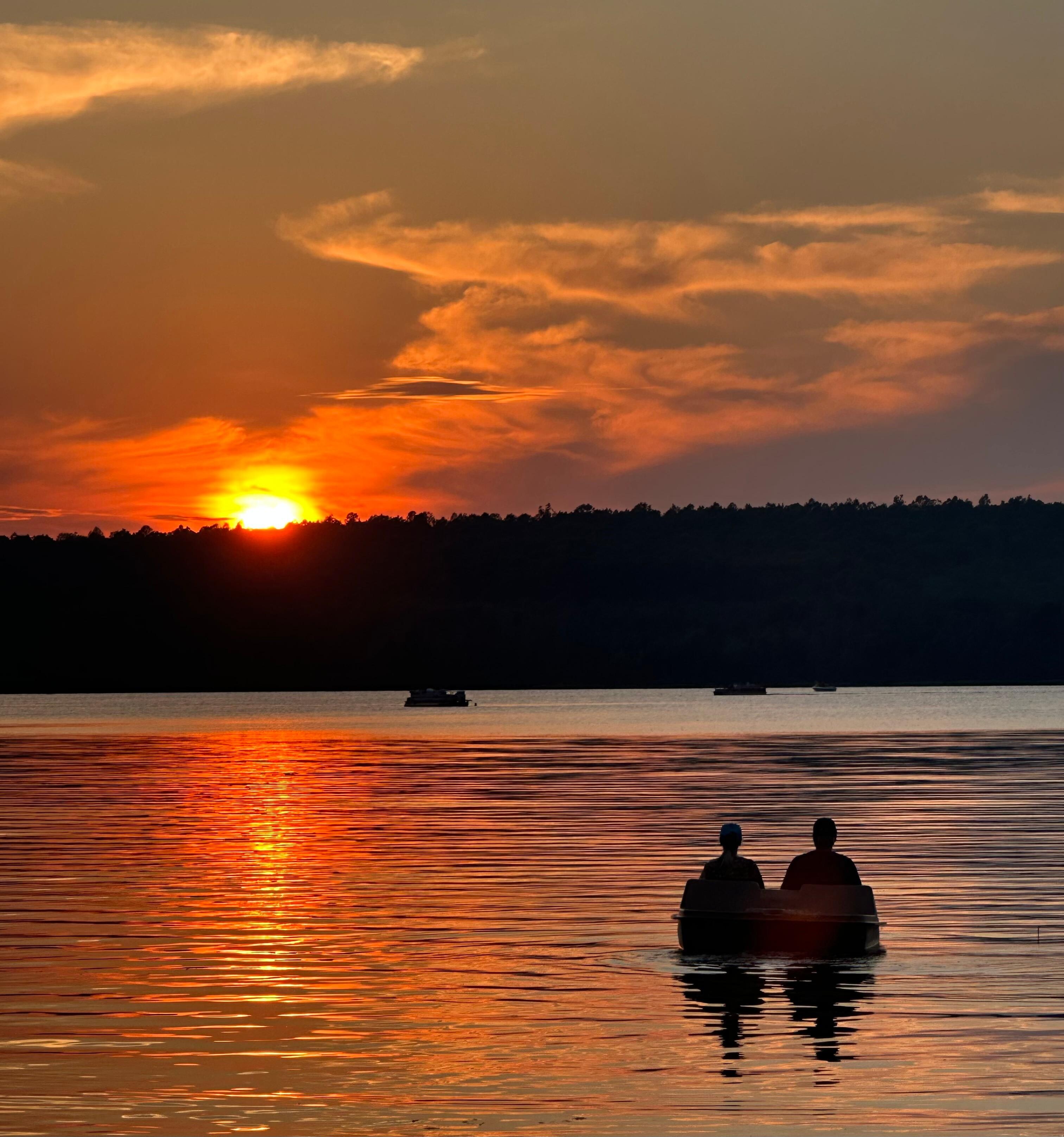The sunsets were beautiful here.