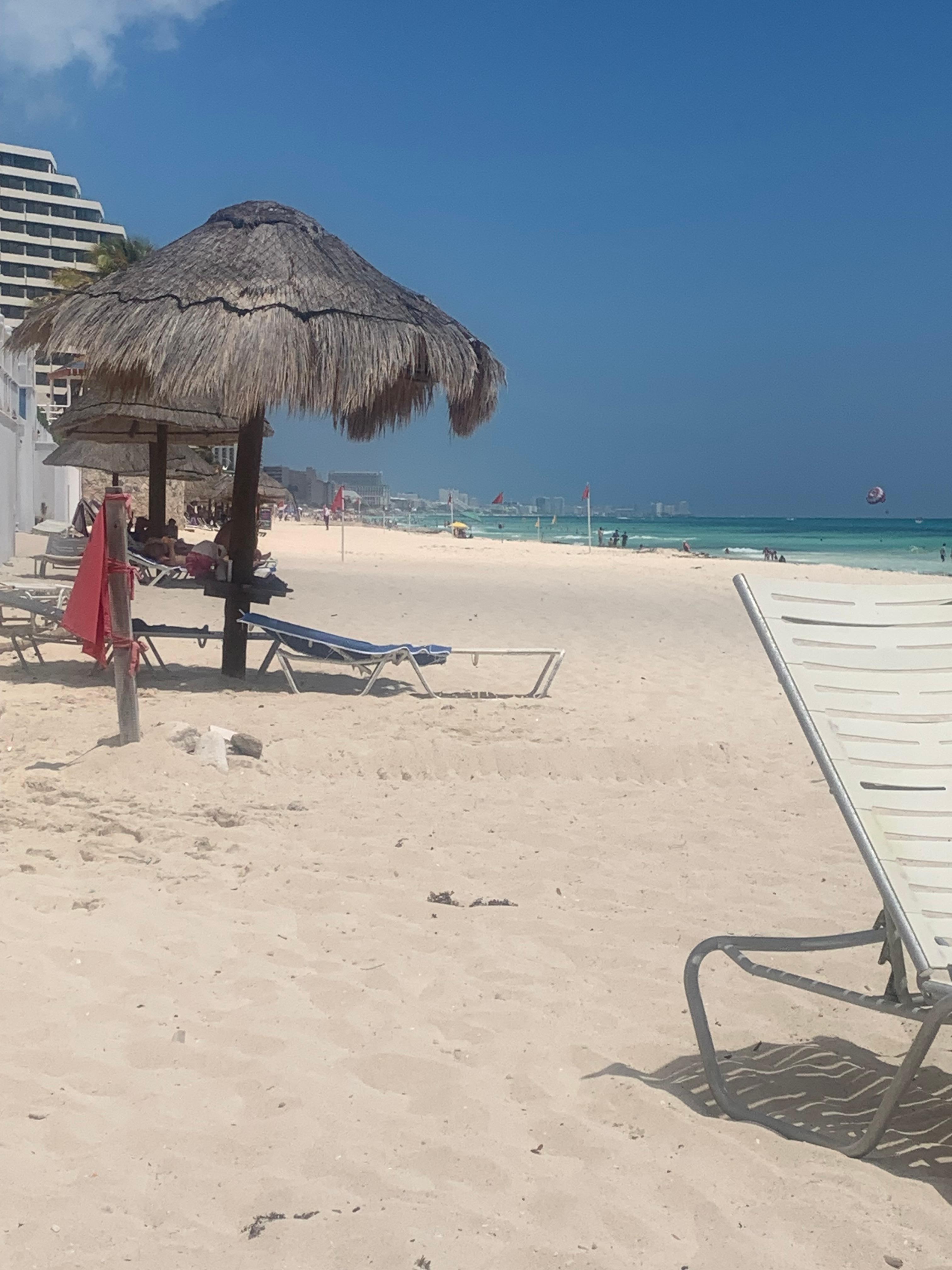 Beach in front of condo 