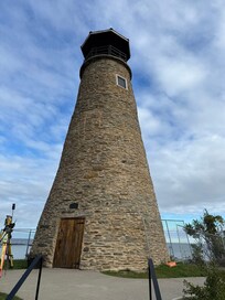 Barcelona lighthouse 1 mile away