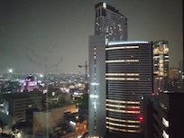 La toma desde la habitación también muy bella