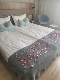They upgraded the room and made it special for my birthday!