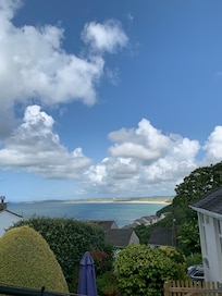The view from the top of the garden