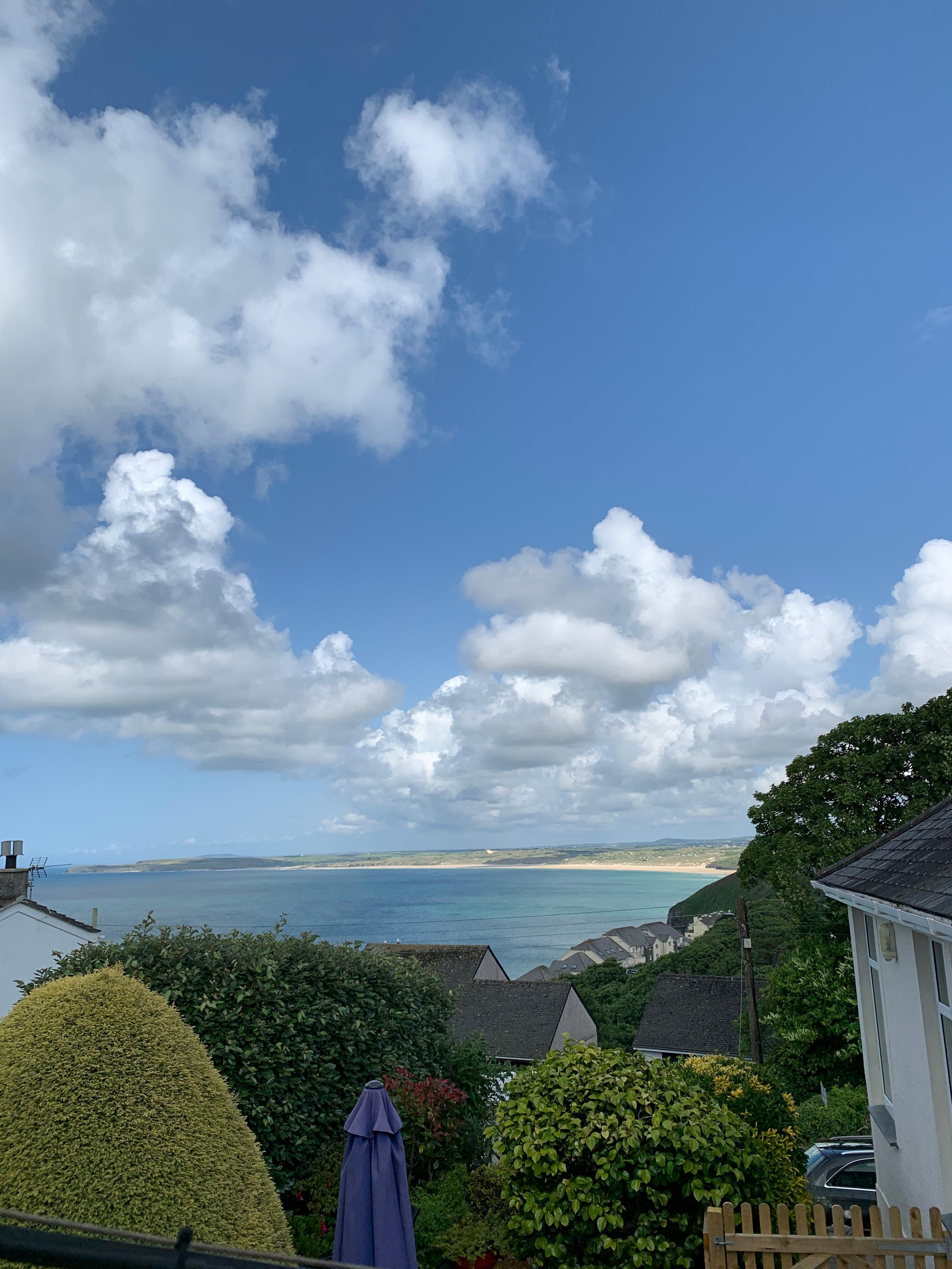  The view from the top of the garden 
