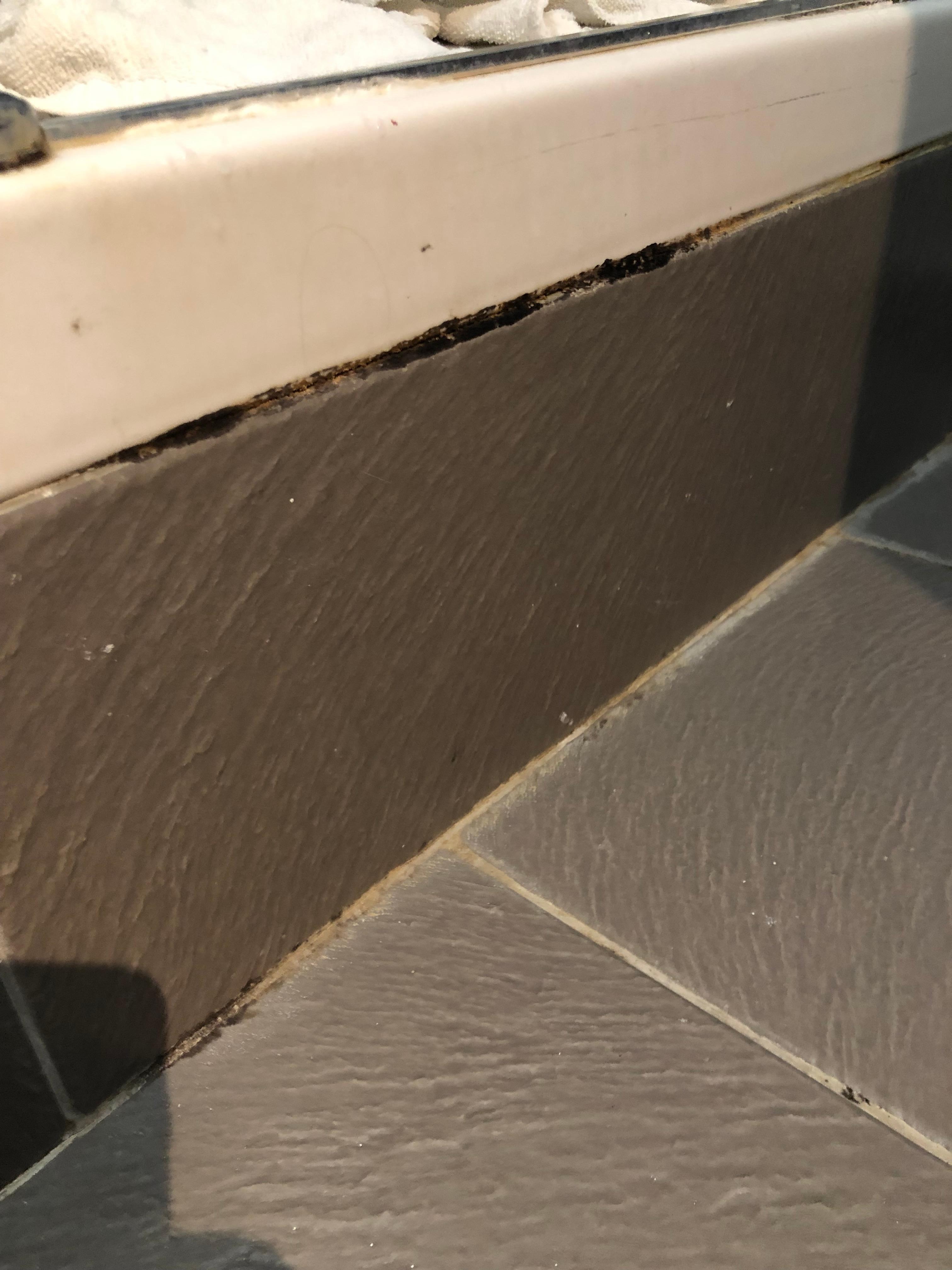 Coté externe de la douche