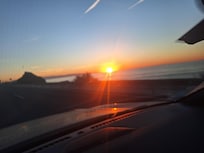 Beach boardwalk view