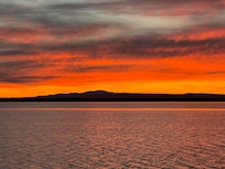 Sunset over the ADK mountains