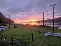 Sunrise over the sandspit