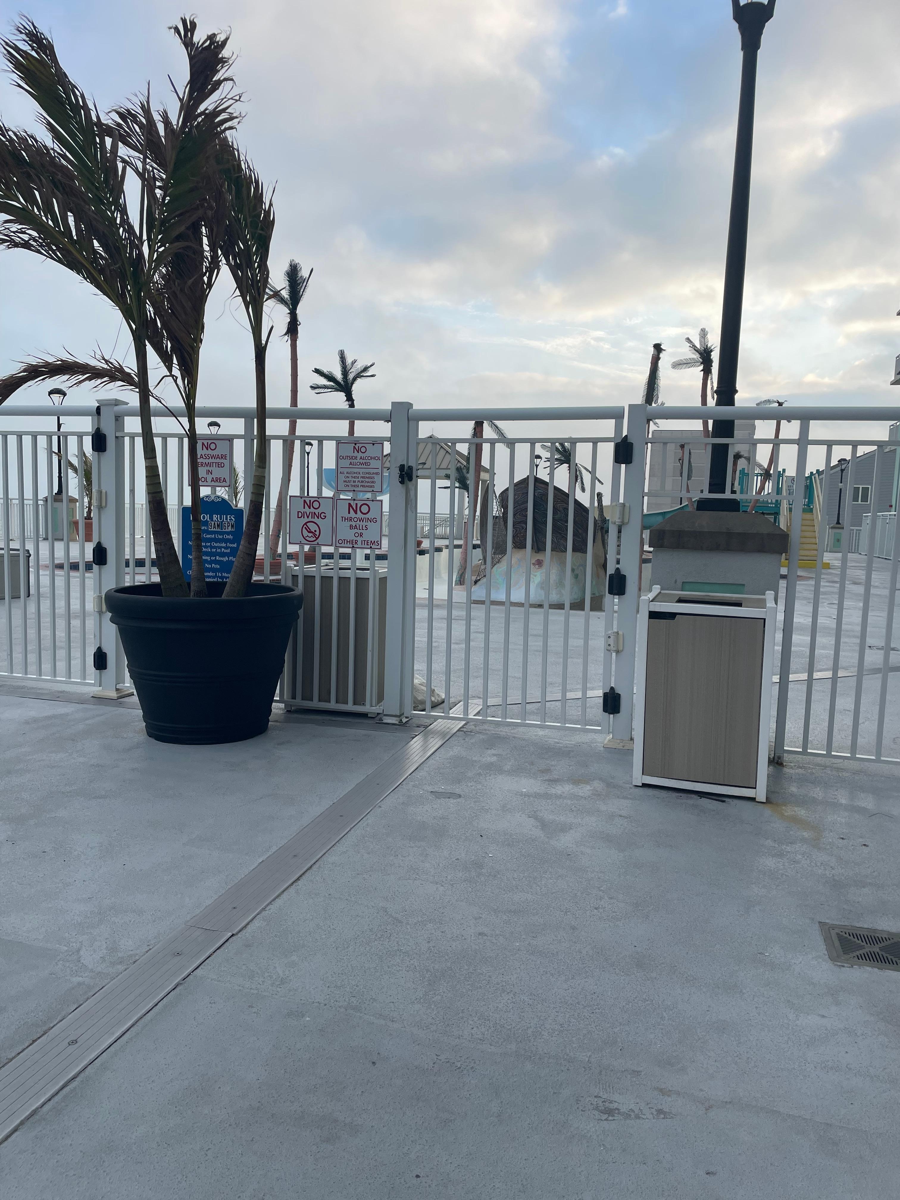 The view from the hotel 