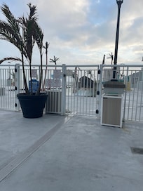 The view from the hotel