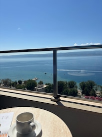 Från balkongen på morgonen..