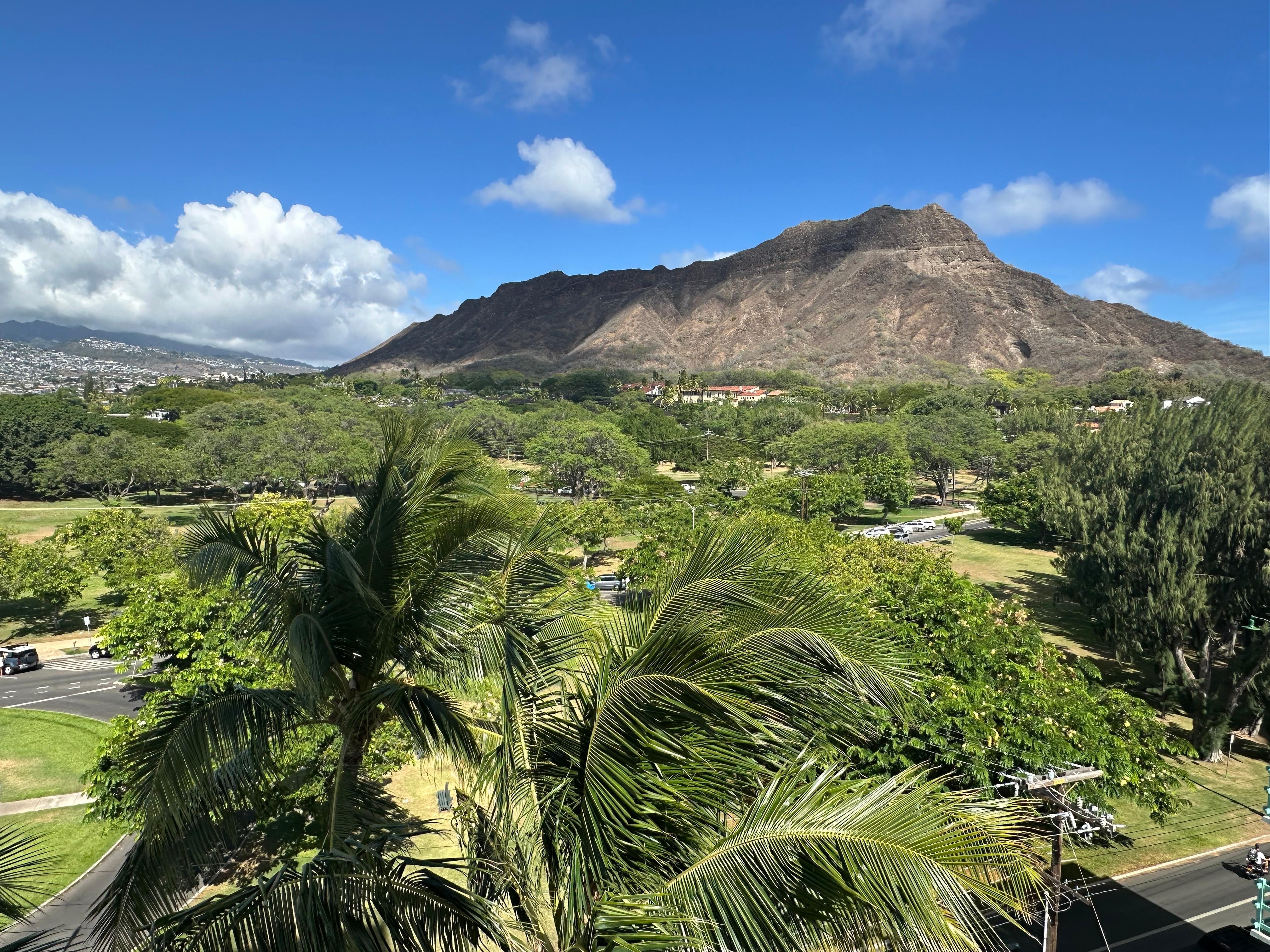 Blick zum Diamond  Head