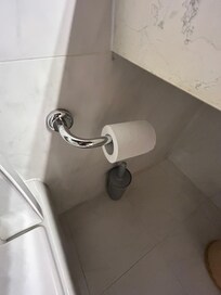 Toilet paper dispenser falling off wall