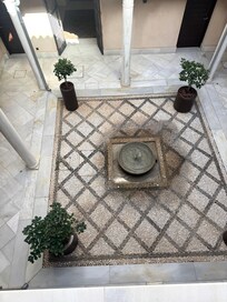 View from
Our hallway outside our door.