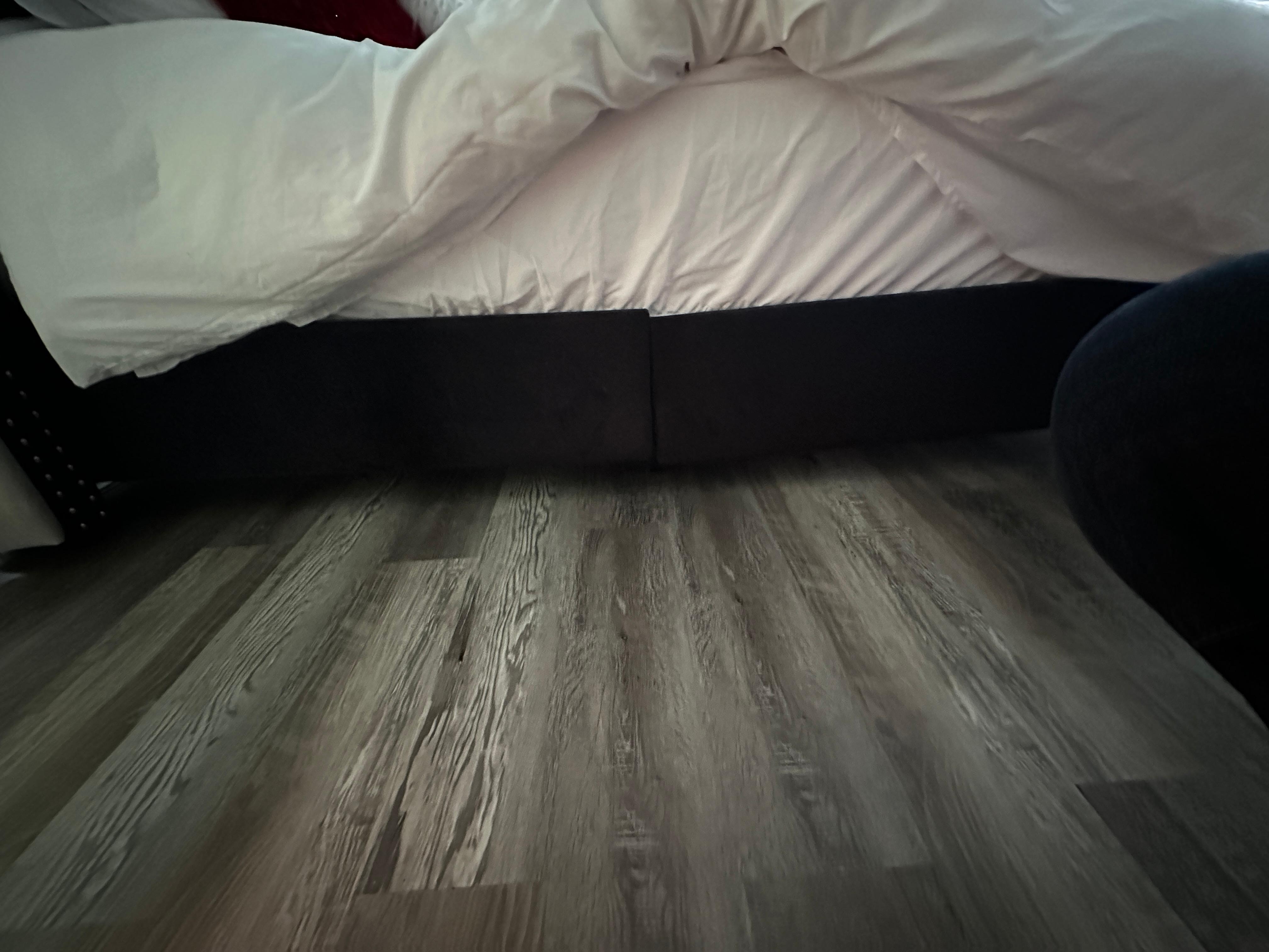 Broken bed frame side