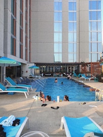 The warm water pool.