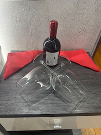 Bottle of wine as gift!