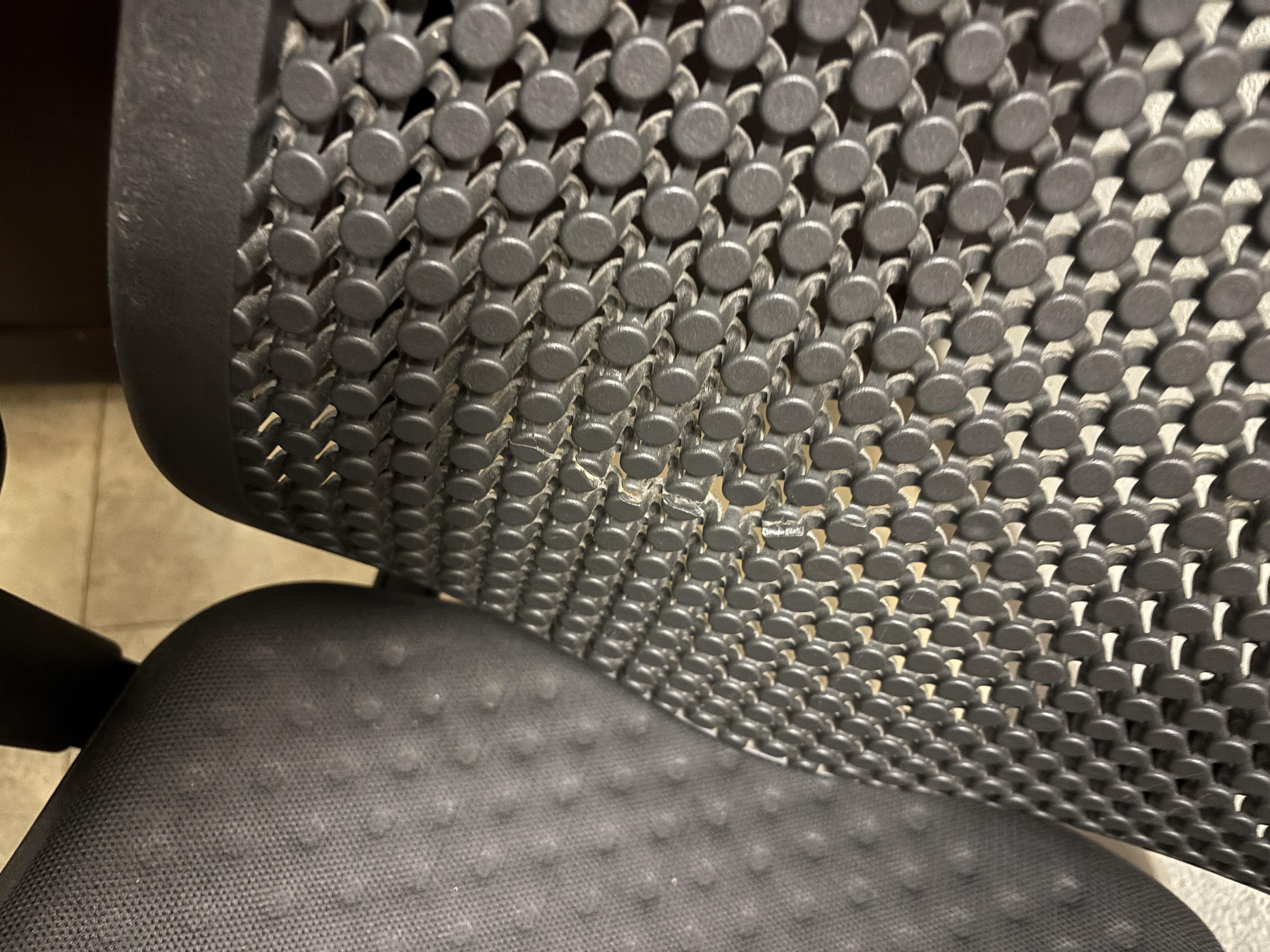 Cracked office chair