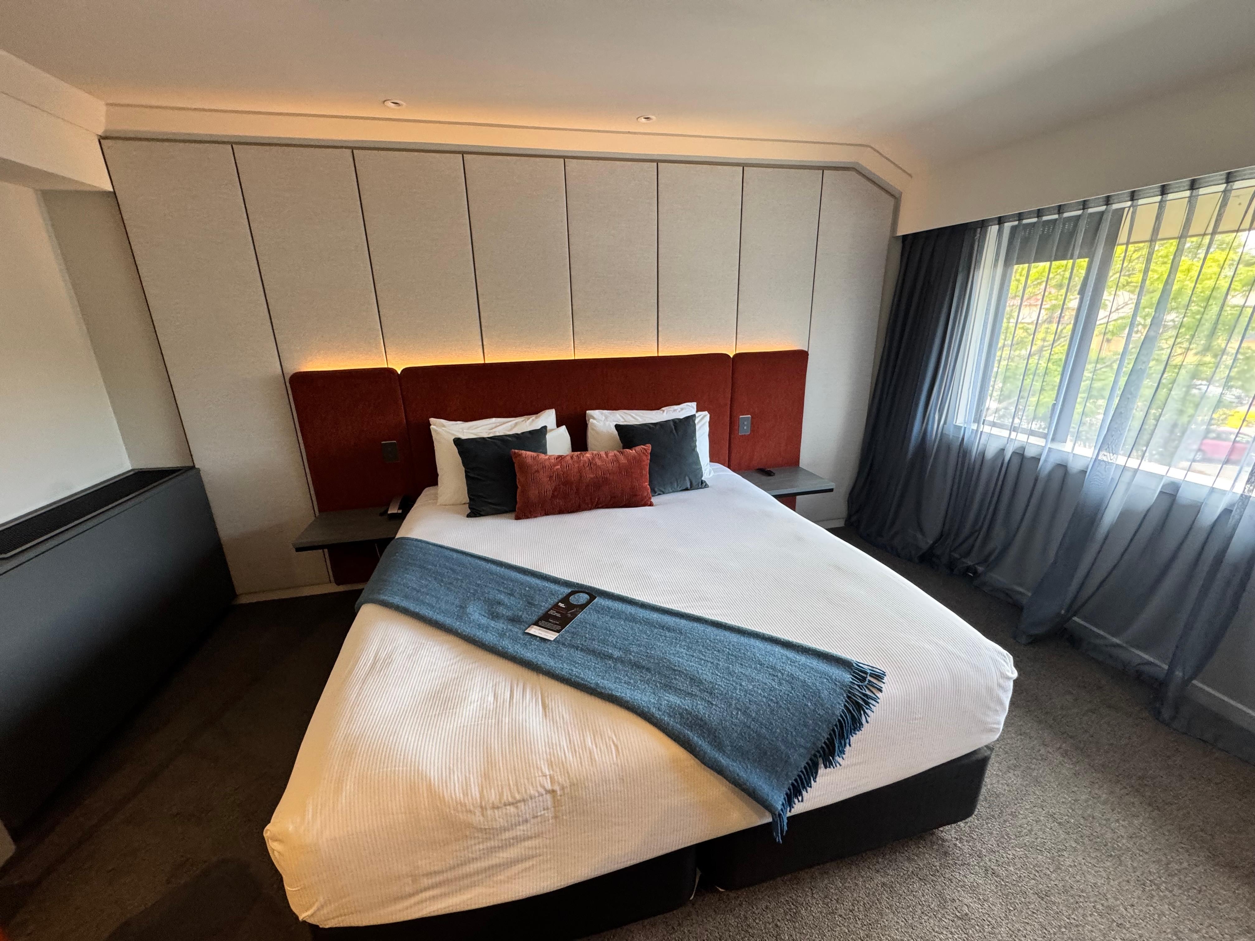 Clean, comfortable and spacious room