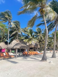 Walking into Ramon’s from the dock