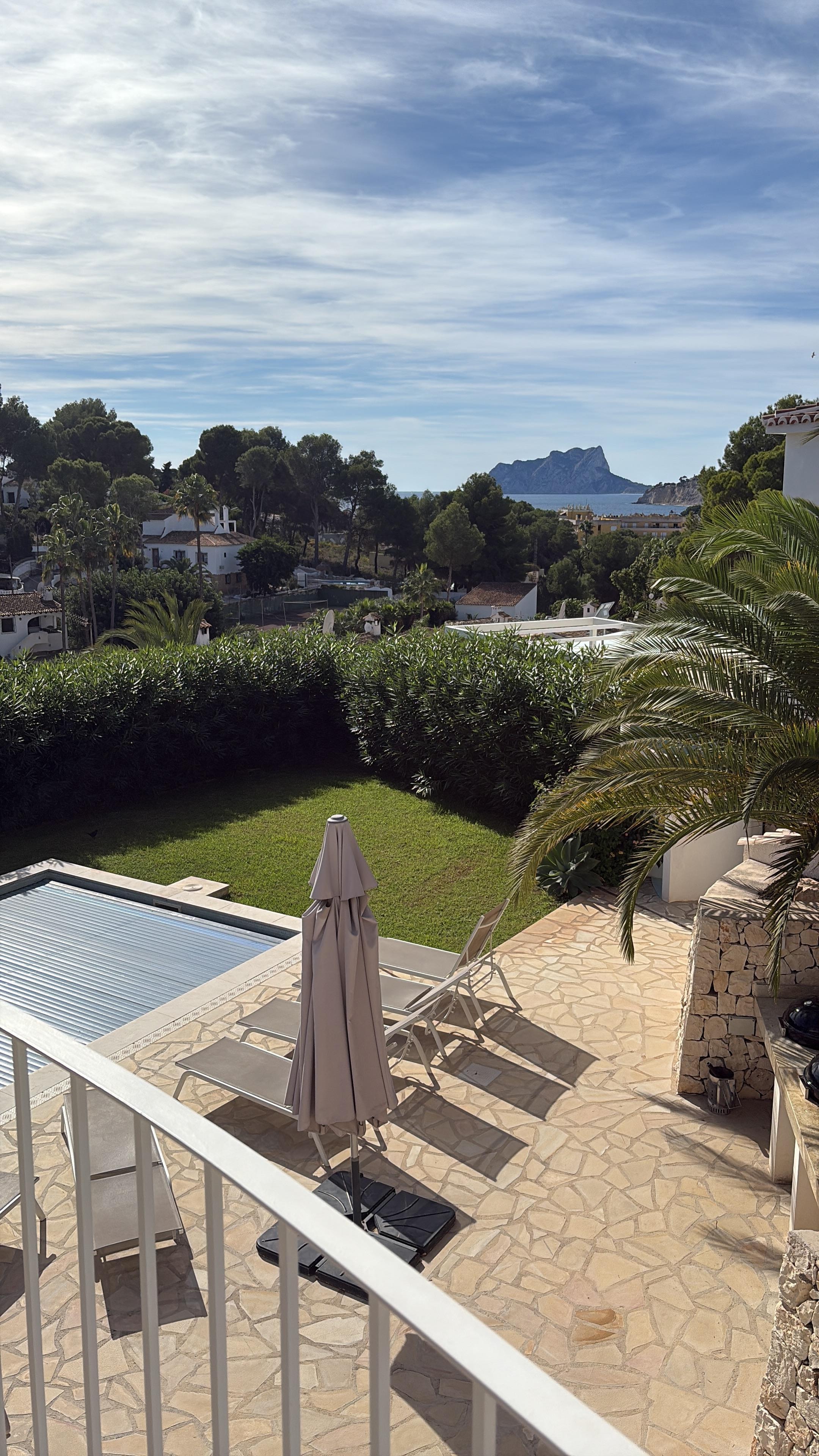 View from balcony on living floor. 