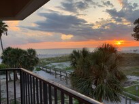 Sunset from the balcony