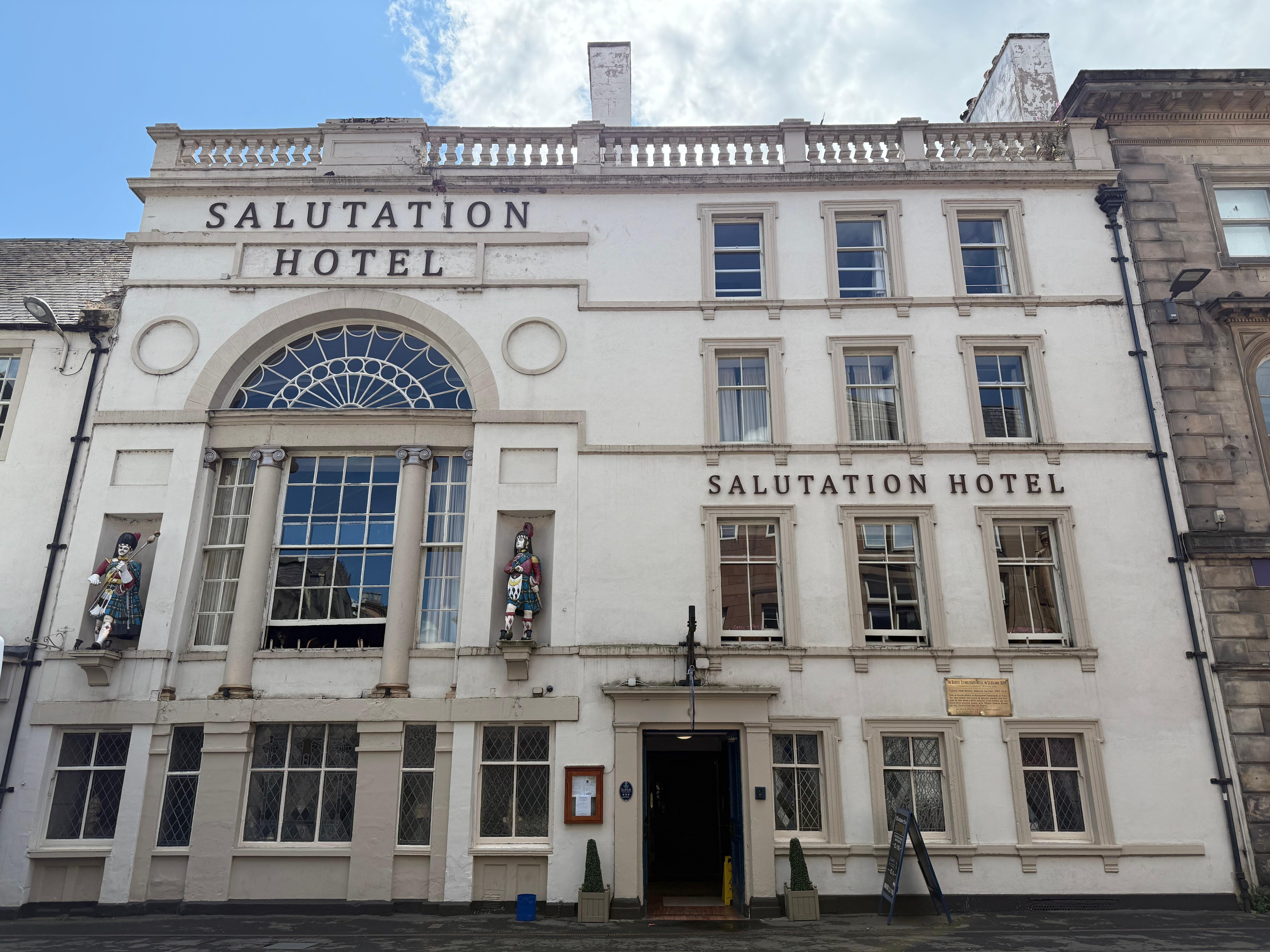 Hotel front exterior 